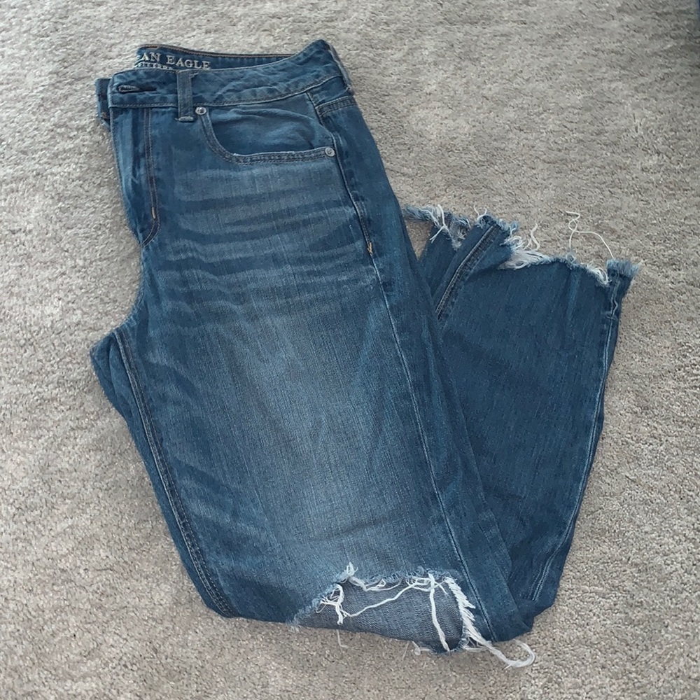 Hi rise Tom girl jeans